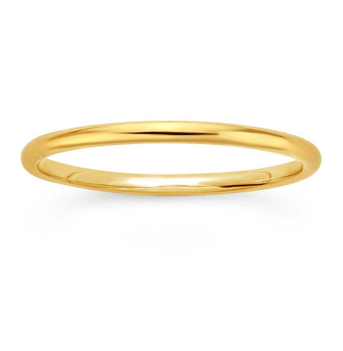 Gypsy Life Wire Stacking Ring - Yellow Gold-Filled - 1.5mm