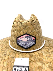Gypsy Life Surf Shop Straw Hat - OG Wave - Purple