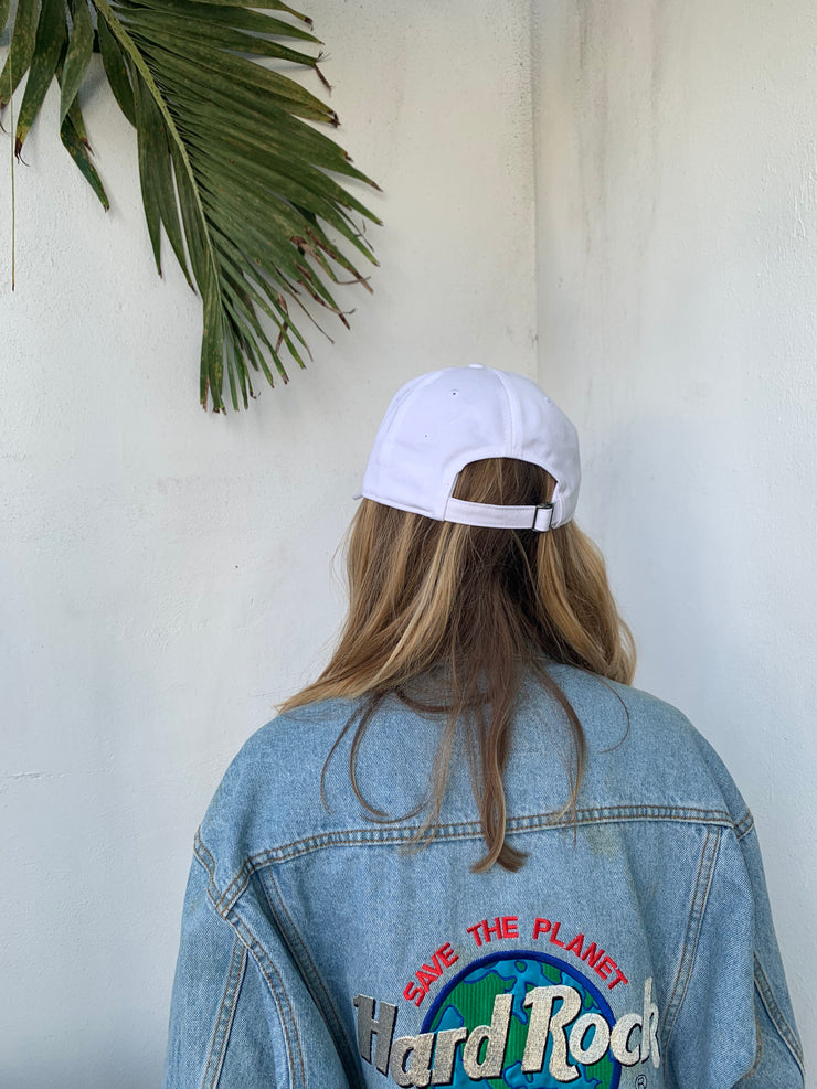 Smiley Dad Hat - White