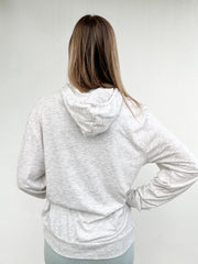 Gypsy Life Surf Shop - Prototypical Wave Hooded Long Sleeve - Oatmeal