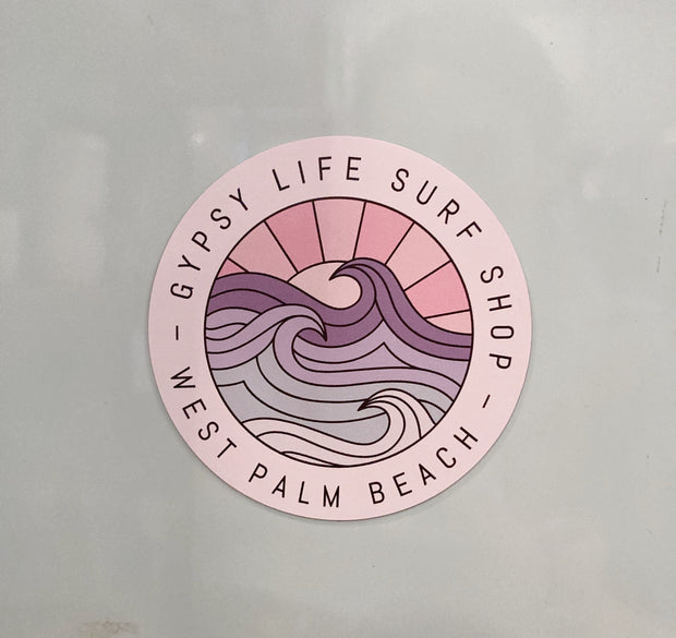 Gypsy Life OG Logo Magnet - Pink and Purple