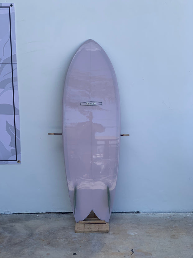 5'8 Deuce Fish - Purple/Chalk Pink