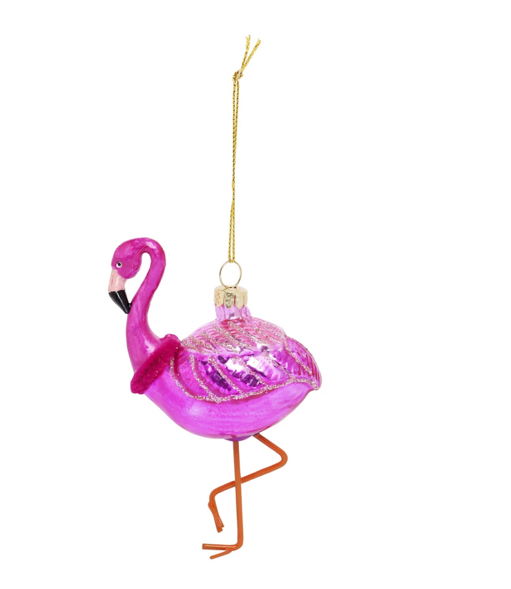 Flamingo Festive Ornament