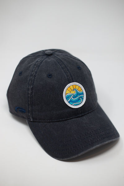 Gypsy Life Surf Shop Hat - Logo Only Patch - Charcoal