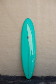 7'4 Catherine Girard Single Fin Mid Length - Sea Green