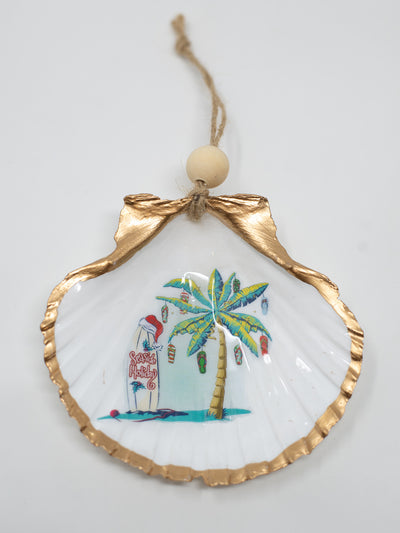 Flip Flop Tree Shell Ornament