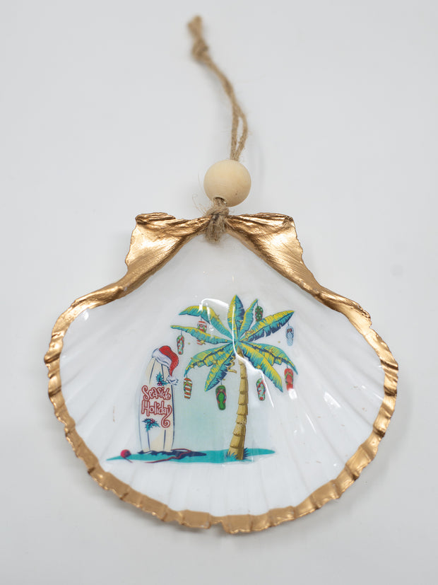 Flip Flop Tree Shell Ornament