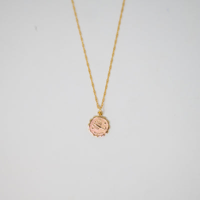 Gypsy Mini Circle Zodiac Charm Necklace