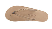 Women's Flirty Braidy - Single Layer Premier Leather with Arch Support with a Braided Strap - Sierra