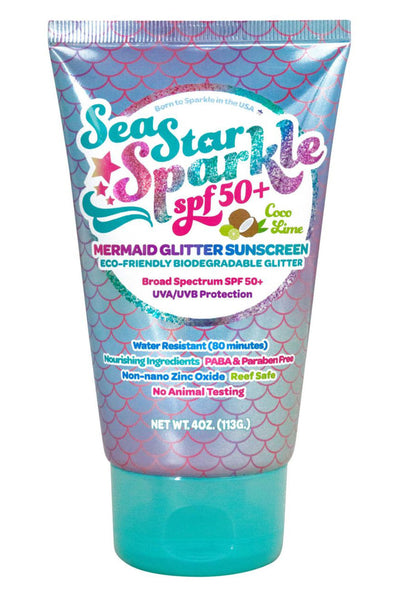 Mermaid Glitter Sunscreen - Sea Sparkle SPF 50+