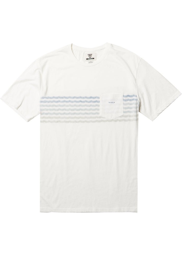 Surfrider SS Upcycled PKT Tee - Vintage White