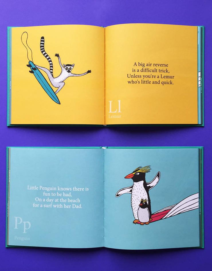 The Surfing Animals - Alphabet Book