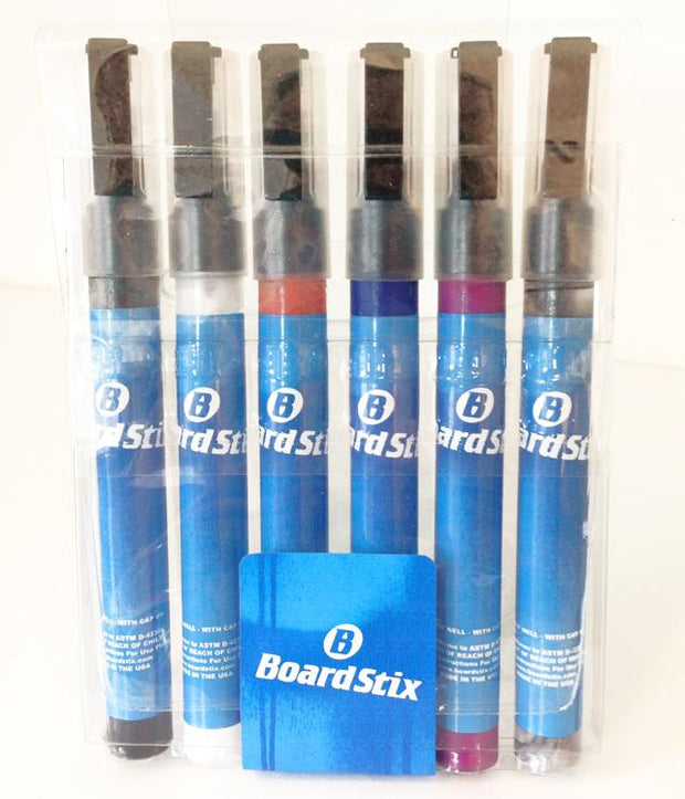 Boardstix Fine Tip Six Pack - Basic