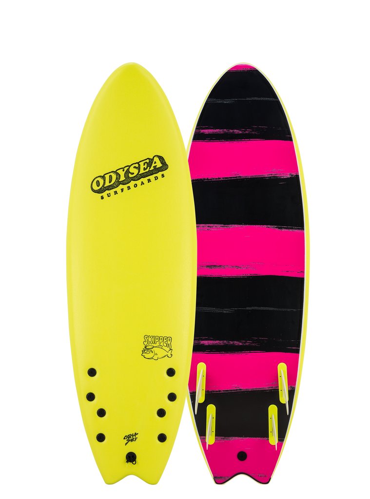5'6 Odysea Skipper - Quad - Lemon – Gypsy Life Surf Shop