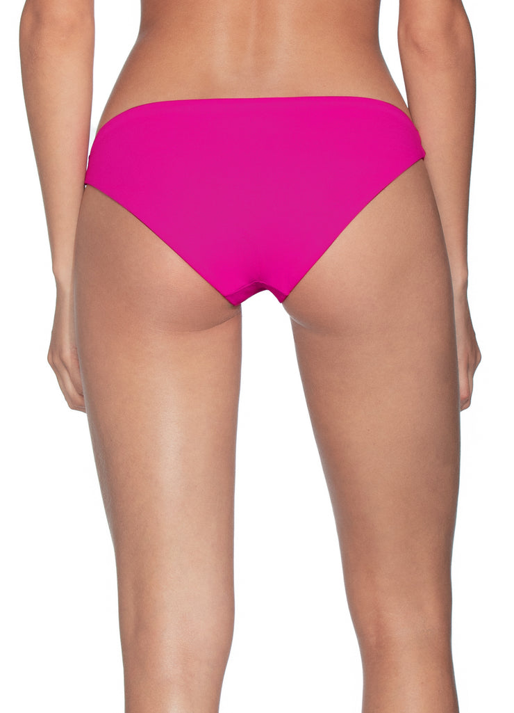 Hibiscus Pink Split Reversible Bikini - Bottom - Cheeky Cut