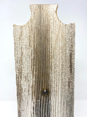Gypsy Coin Necklace with Swarovski Crystal - Small