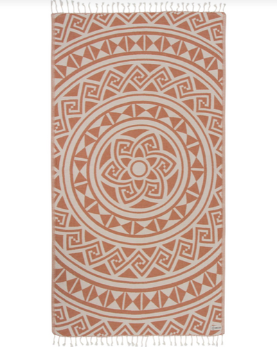 Rust Mandala Towel