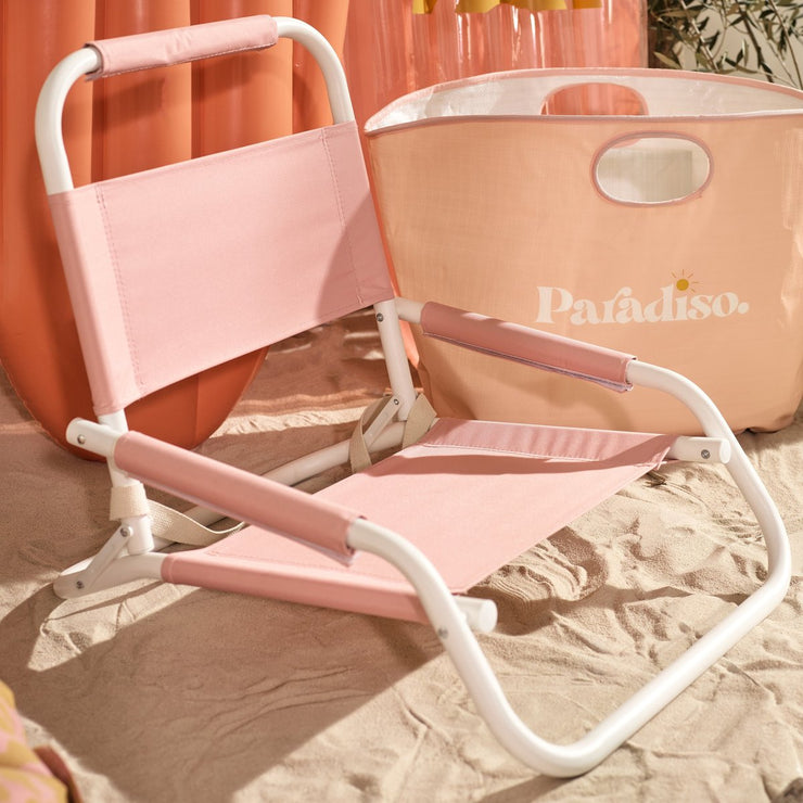Beach Chair - Peachy Pink