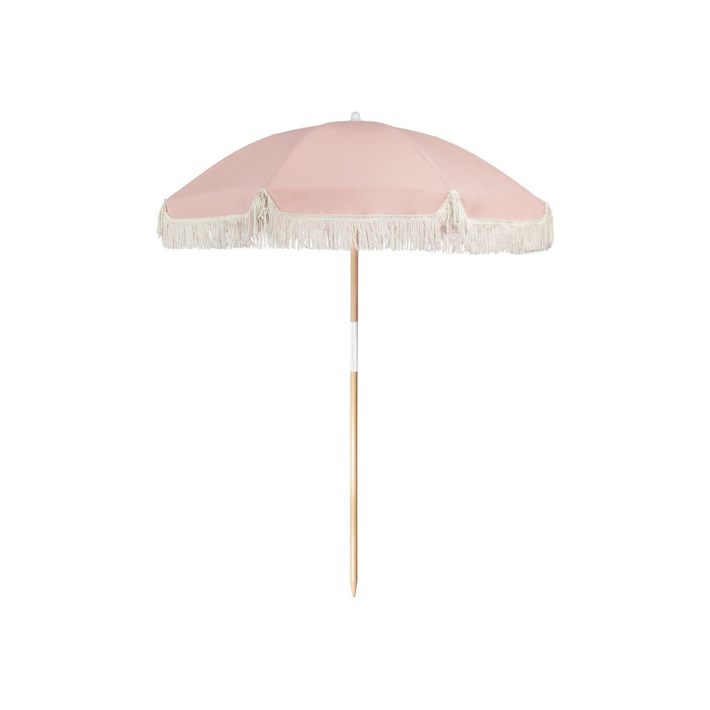 Luxe Beach Umbrella - Pink – Gypsy Life Surf Shop