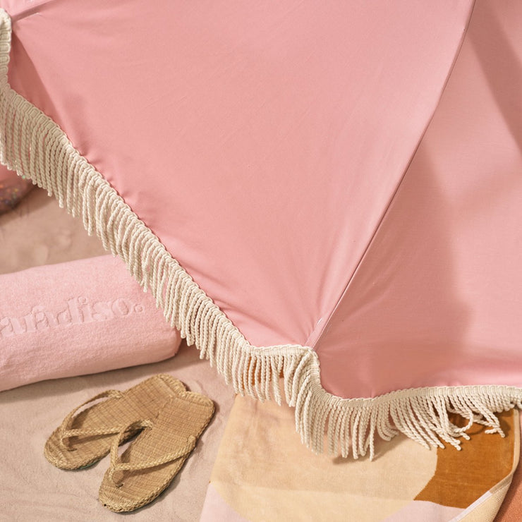 Luxe Beach Umbrella - Pink