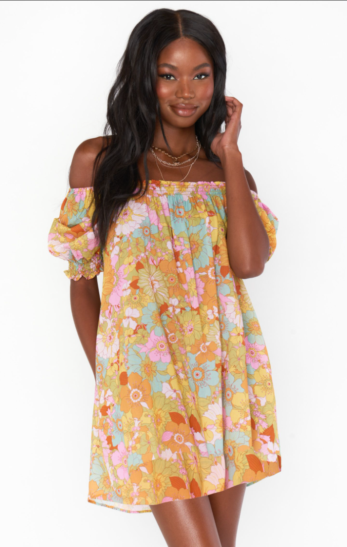 Billabong dancing top sun mini dress