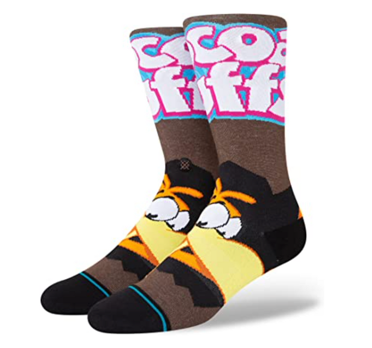 Cocoa Puffs Crew Socks - Brown