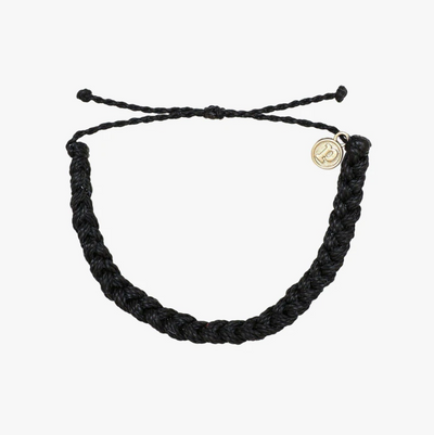 Solid Braided Bracelet - Black