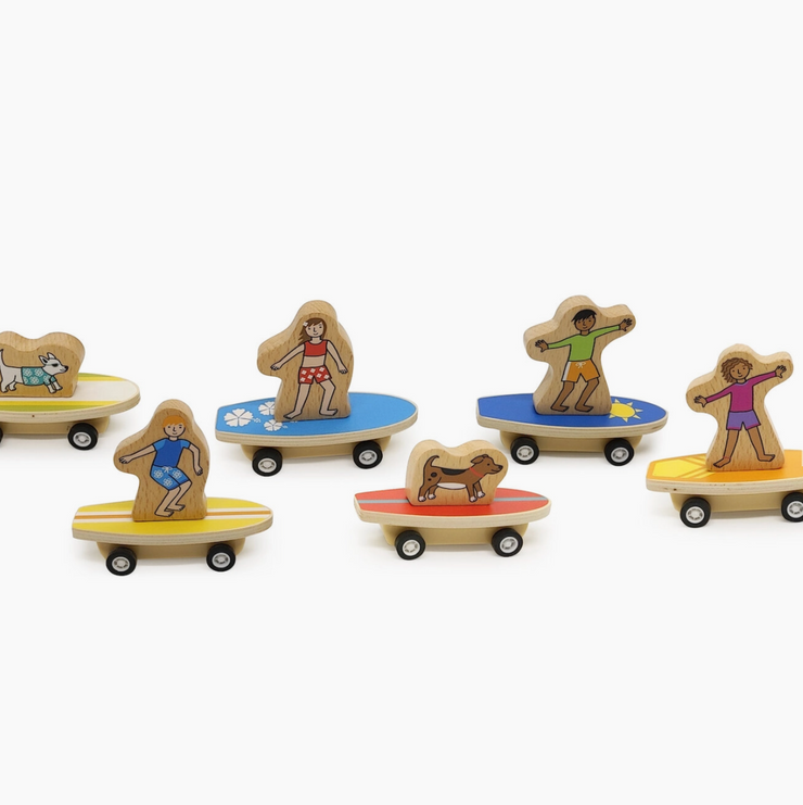 Surf's Up Dude Pull Back Racers