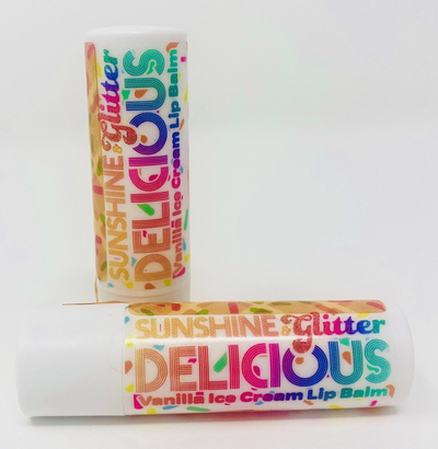 DELICIOUS Vanilla Ice Cream Lip Balm - 100% Organic
