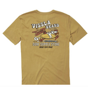 Rooster Run Ss Pkt Tee - Ochre