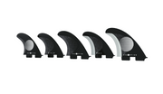 Endorfins KS1 5 Fin Set - FCS - Large - Black / Black