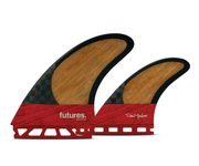 Machado Twin + 1 Blackstix 3.0 Thruster - Red