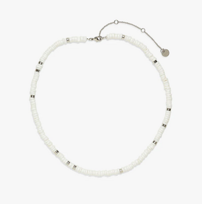 Puka Shell Choker - Silver