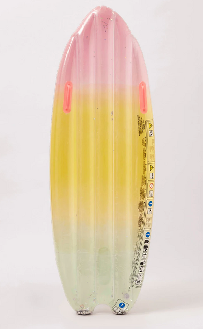 Ride With Me Surfboard Float - Rainbow Ombre