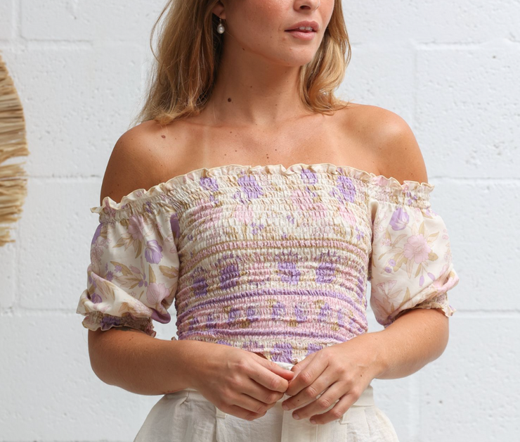 Jules Top in Lilac Sands