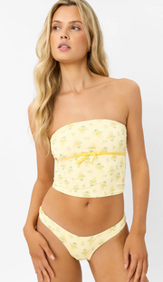 Katarina Floral Cheeky Bikini Bottom