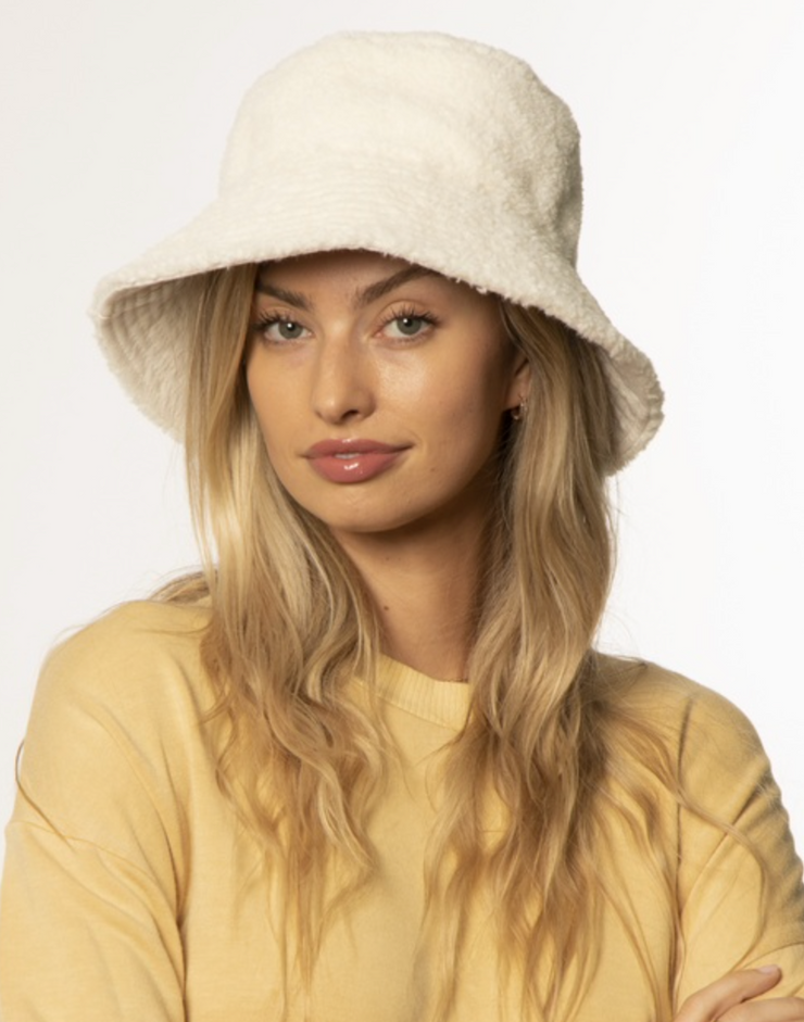 Sherpa Bucket Hat - White