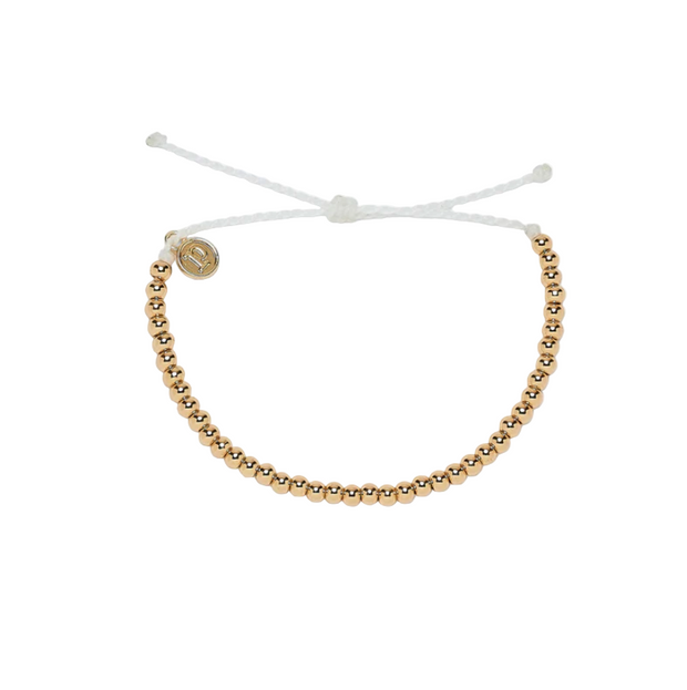 Metal Bead Bracelet - Gold