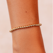 Metal Bead Bracelet - Gold