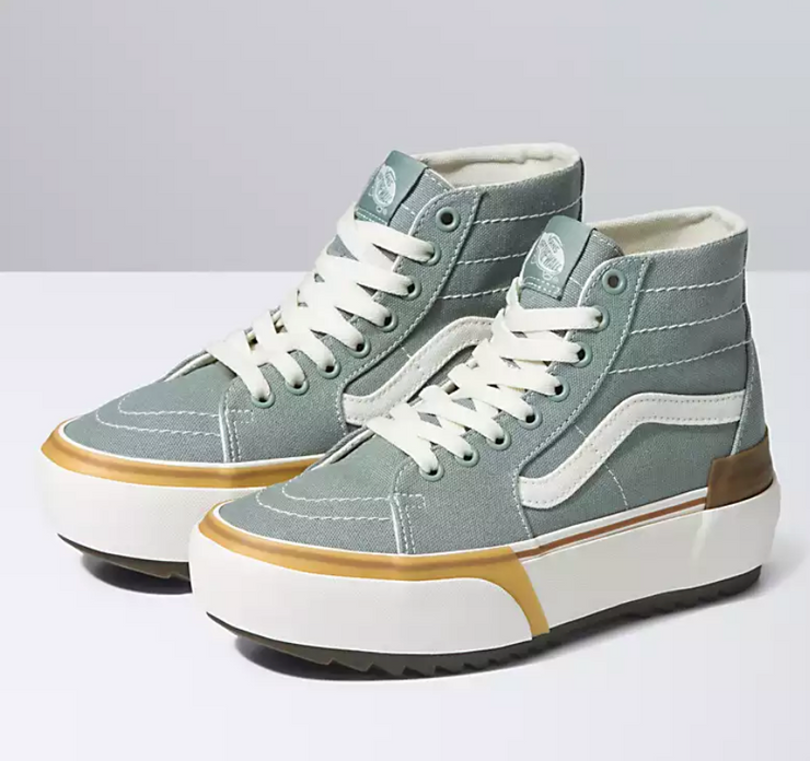 Sk8-Hi Tapered Stacked - Canvas Green Milieu