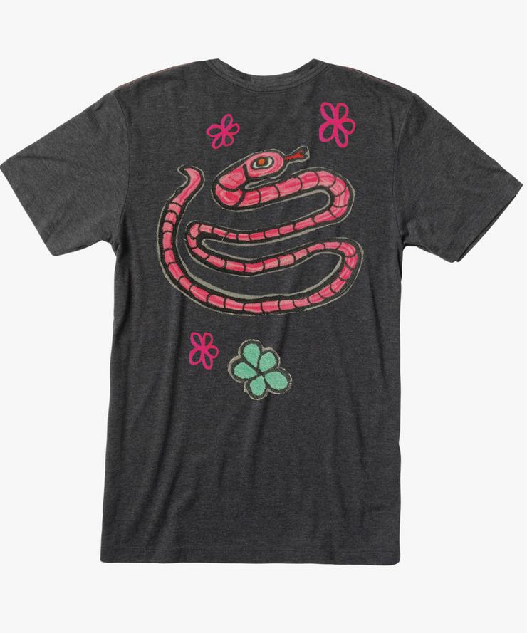 Oblow Snake Tee - Black