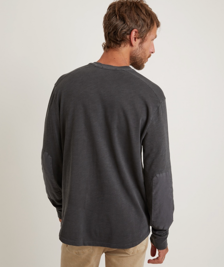 LS Heavy Slub Henley - Forged Iron