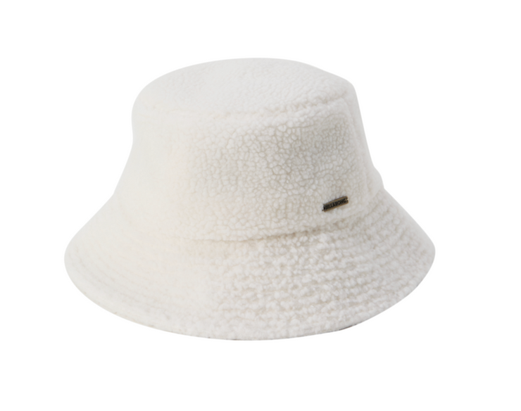 Still Single Fuzzy Bucket Hat - Antique white