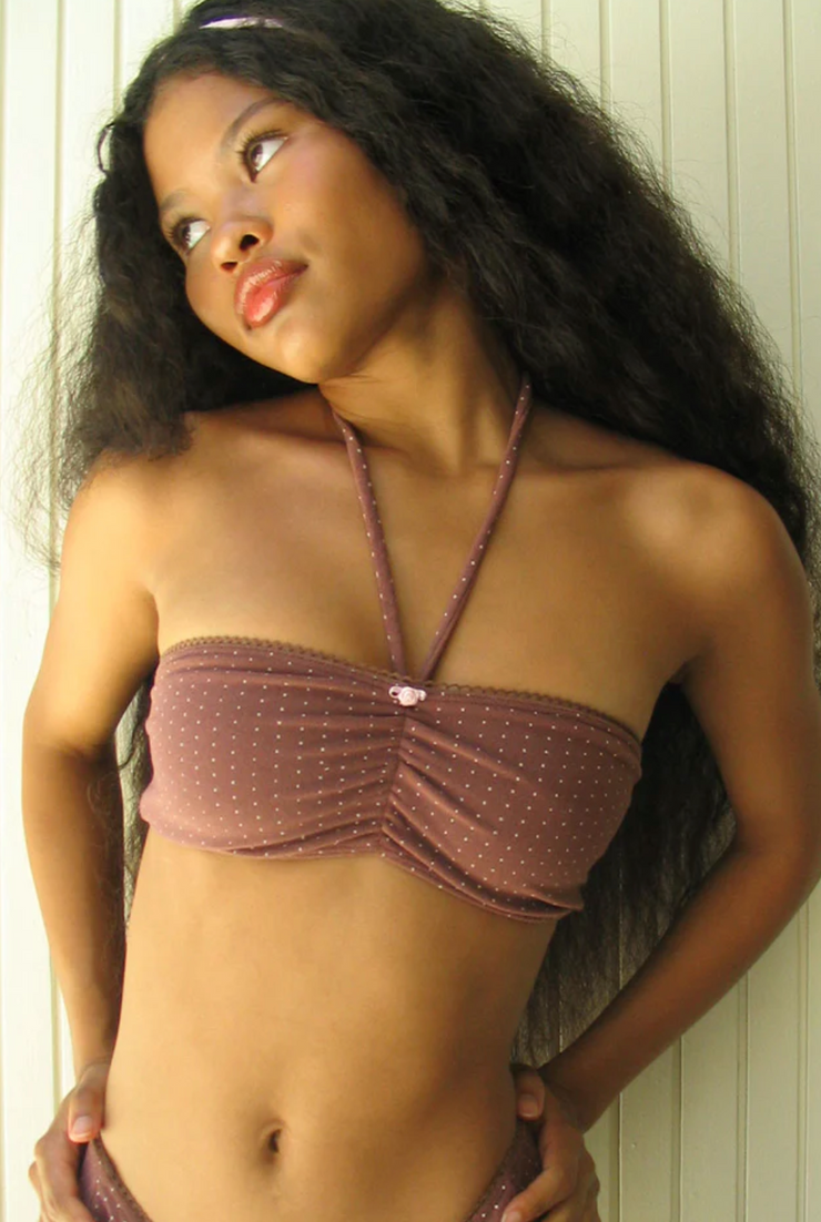 Jupiter Terry Top - Chocolate