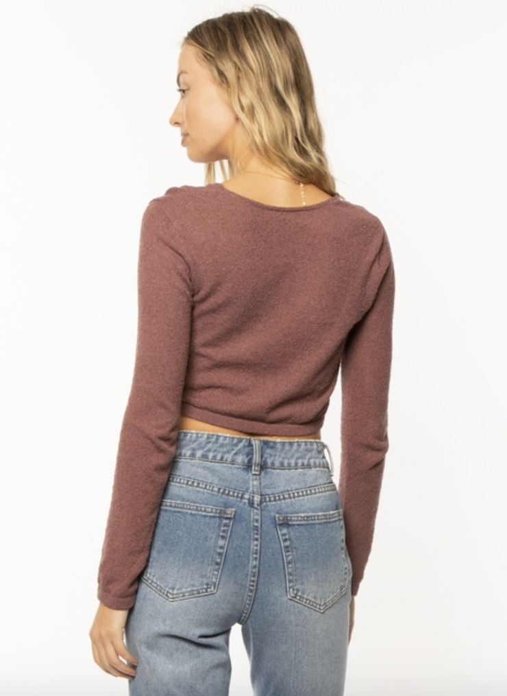 Wild Heart Sweater - Mulberry