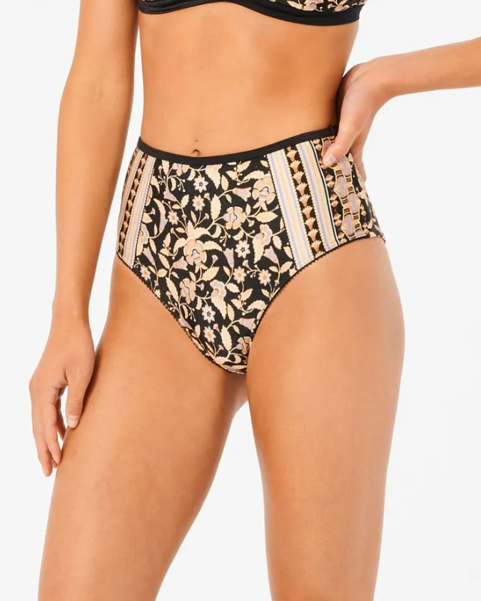 Dreamer High Waist Cheeky Coverage Bikini Bottom