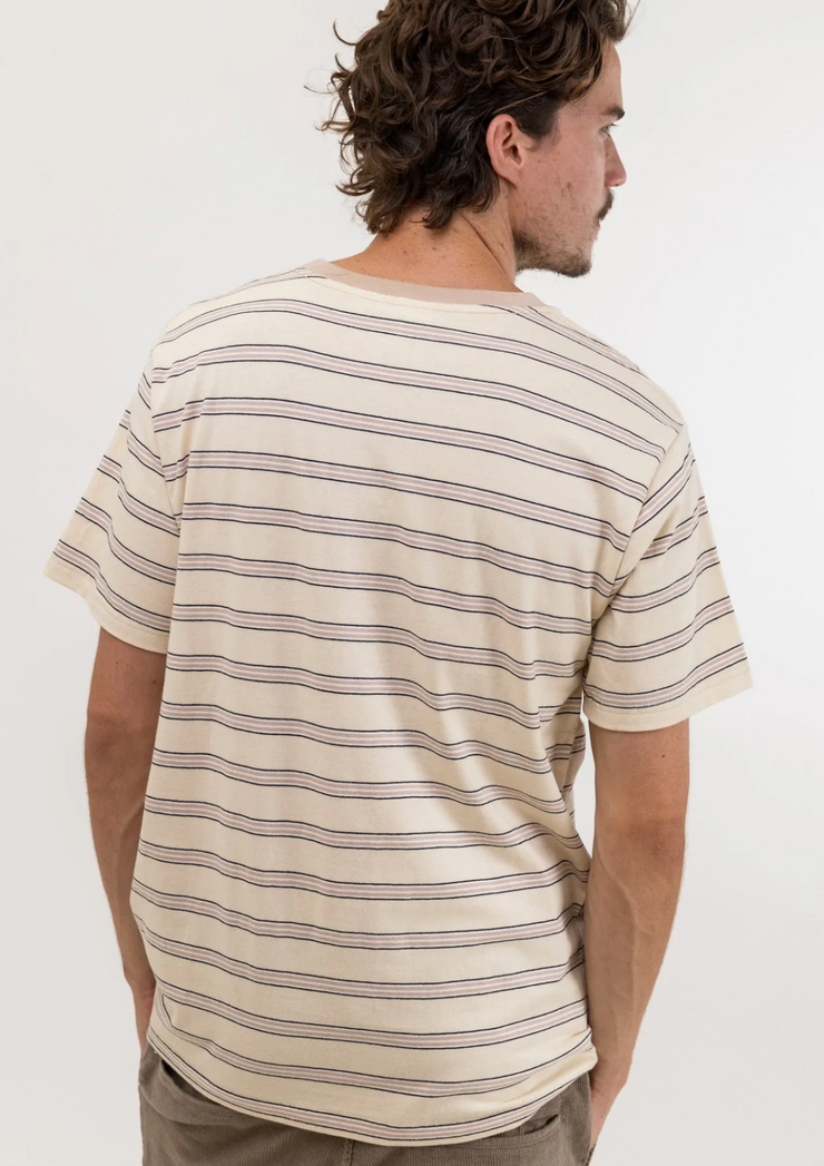 Everyday Stripe SS T-Shirt - Ecru