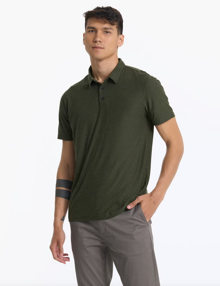 Strato Tech Polo - Forest Heather