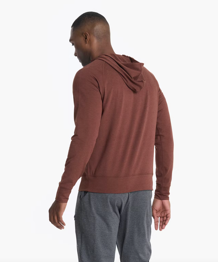 Ponto Performance Half Zip Hoodie - Cedar Heather