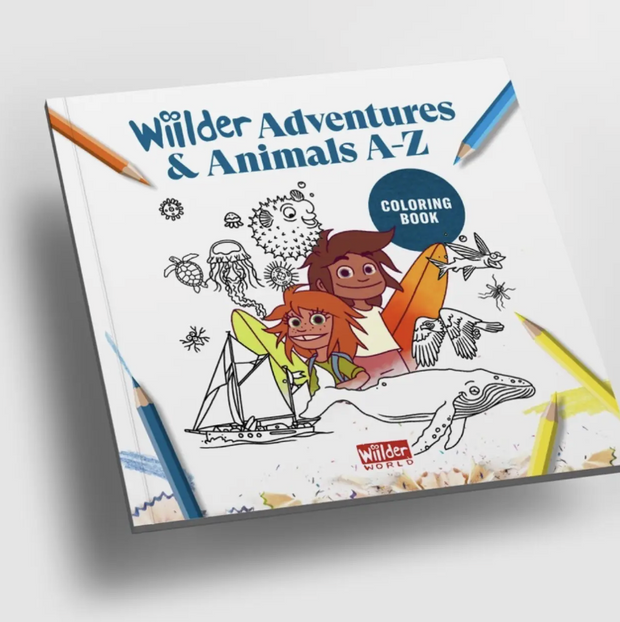 Wiilder Adventures & Animals A-Z: Coloring book